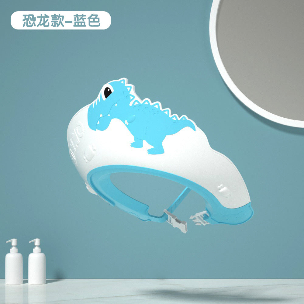 Adjustable Waterproof Silicone Kids Bath Cap with Ears