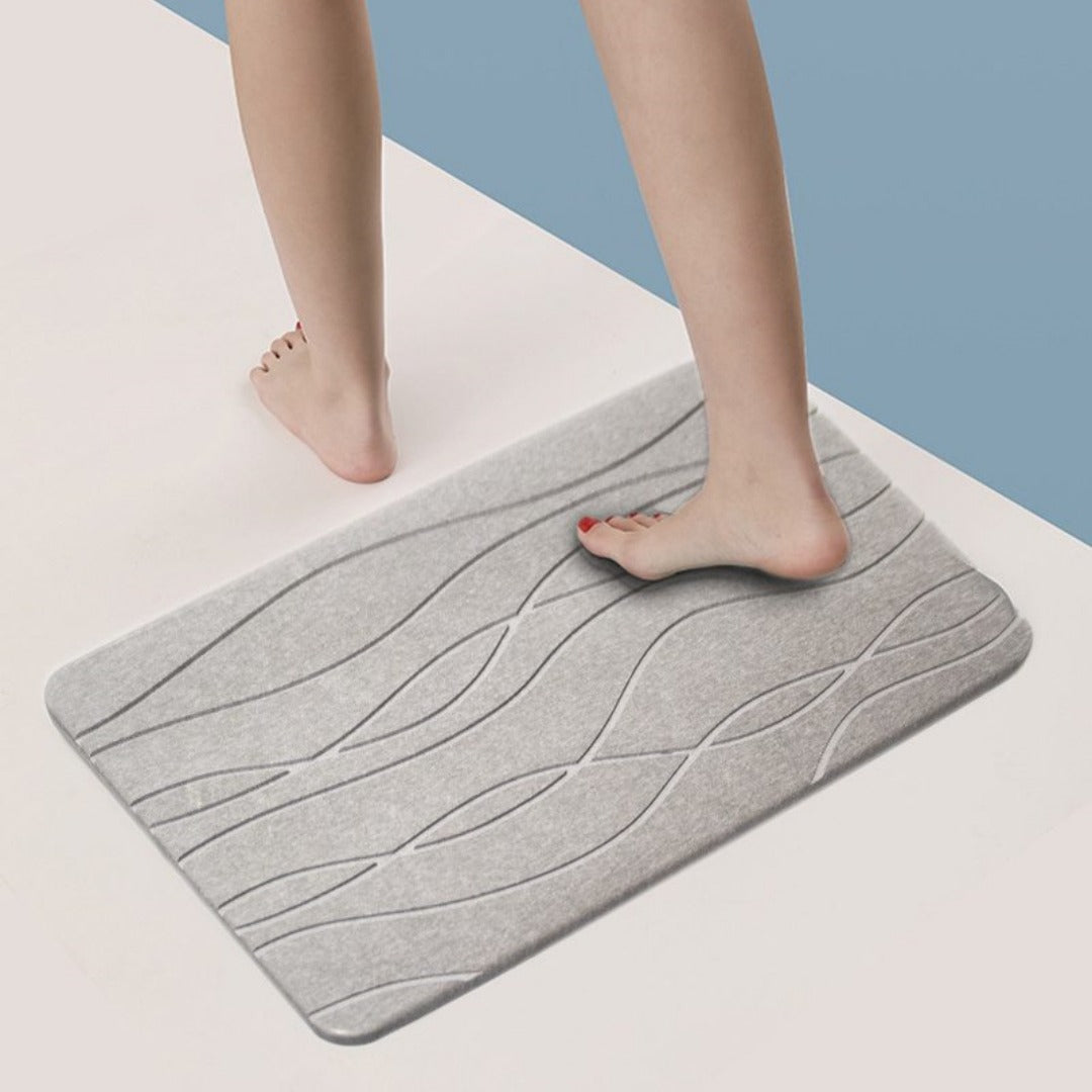 Diatomite Bathroom Mats Non-slip Step Pad