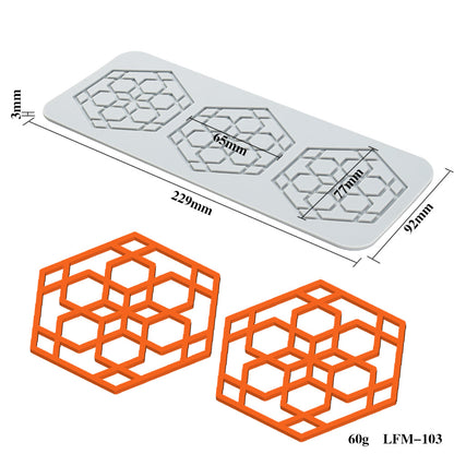 Silicone Leaf and Flower Molds for DIY Desserts