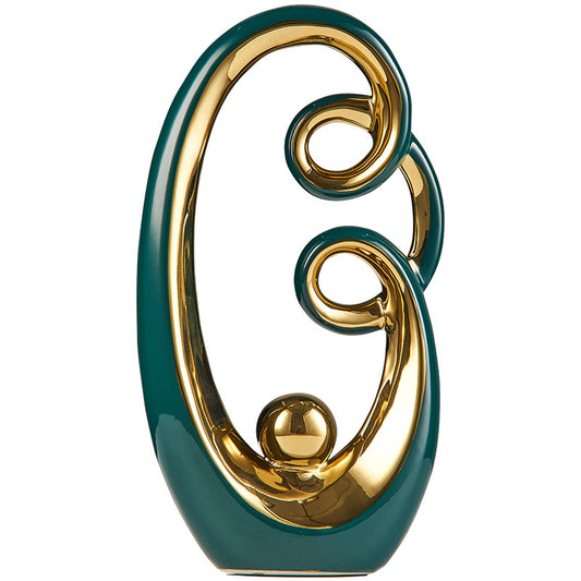 Ceramic Nordic Decorative Piece for Modern Interiors