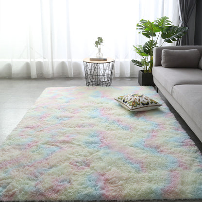 Tie-Dye Plush Carpet for Living Room and Bedroom