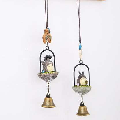 Totoro Wind Chime Pendant - Cute Decorative Item