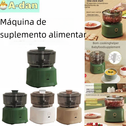 Mini Wireless Electric Garlic Press and Masher