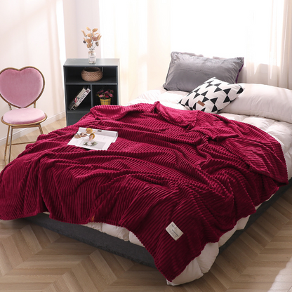Double-Layer French Flannel Blanket – Magic Velvet Throw