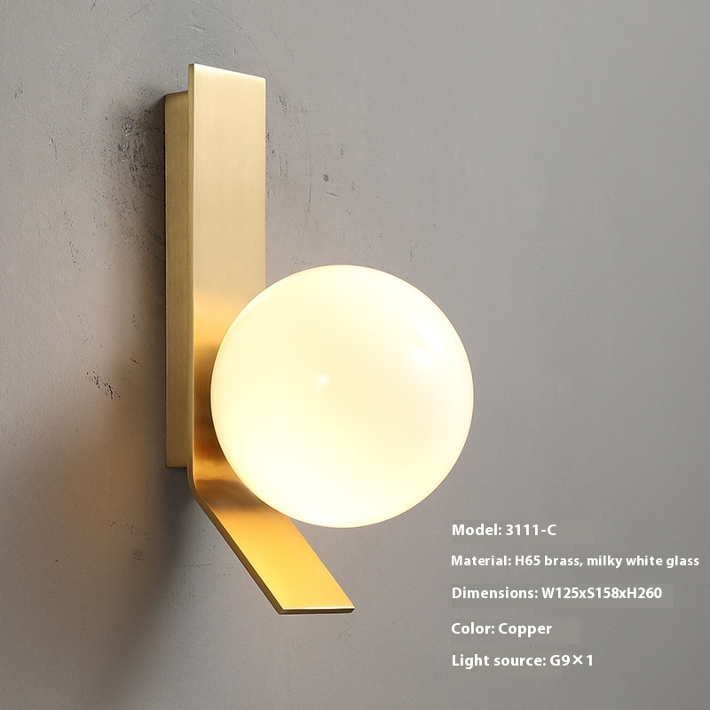 Arc Minimalist Wall Lamp – Rotating LED Sconce for Bedroom & Living Room