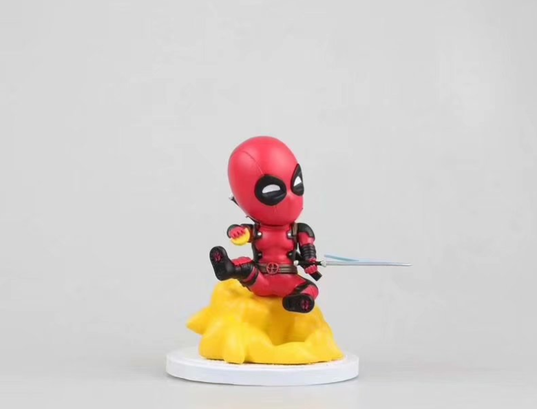 Figura de acción de Deadpool y estatua de colección